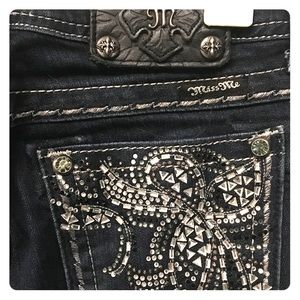 Miss Me jeweled jeans - great condition!
